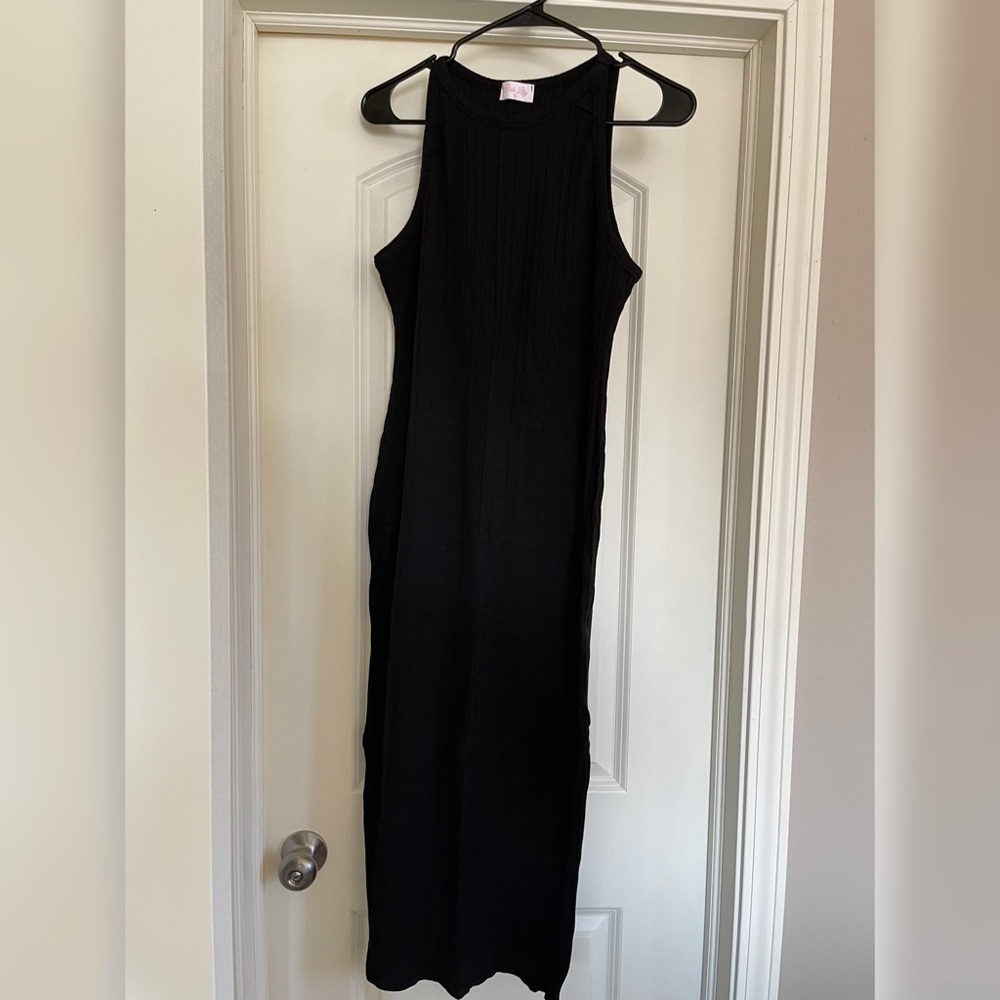 Pink Lily Black Dress